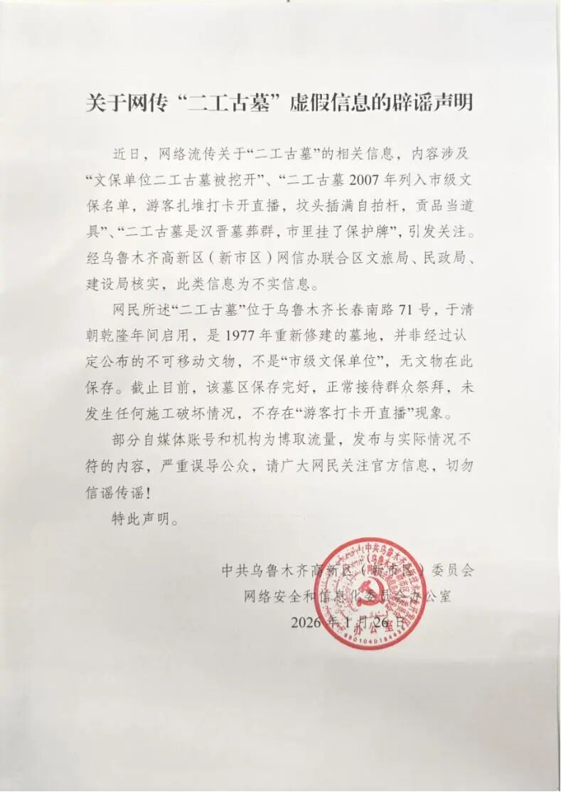 网传乌鲁木齐二工古墓遭破坏还被打卡？真相大反转！(2)