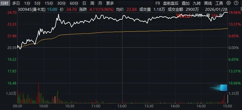 尾盘异动！迪阿股份20%涨停！资源股大爆发 18股被抢筹(5)