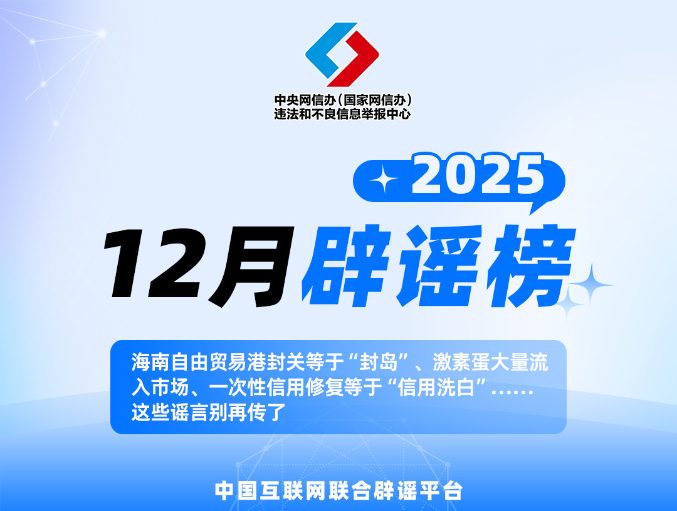 海南自由贸易港封关等于“封岛”、激素蛋大量流入市场、一次性信用修复等于“信用洗白”……这些谣言别再传了(1) 海南自由贸易港封关等于“封岛”、激素蛋大量流入市场、一次性信用修复等于“信用洗白”……这些谣言别再传了(1)