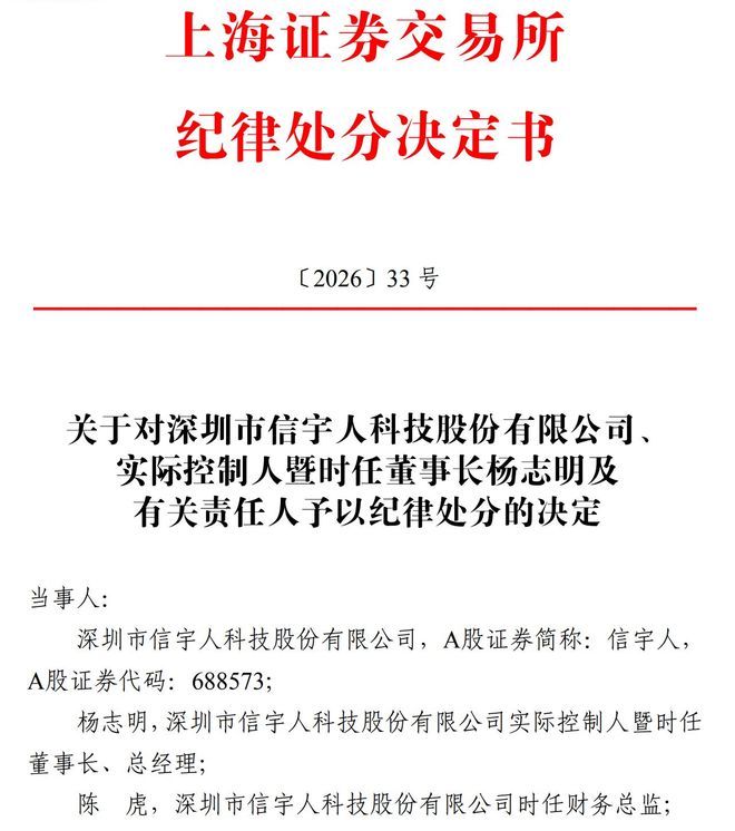 上市两年半深陷双重危机！信宇人2025年巨亏4.72亿元，实控人违规占用募资遭公开谴责(1)