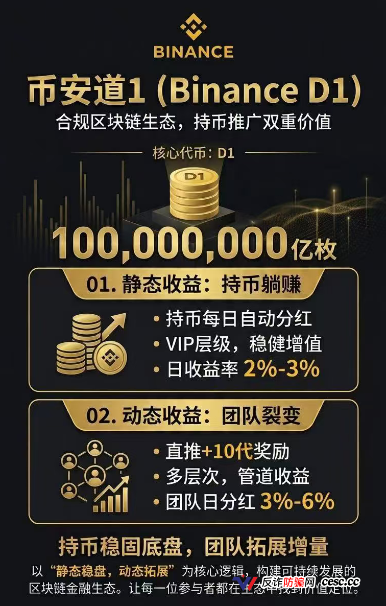 卸载币安道1，现在｜资金盘崩盘倒计时｜别等提现失败才后悔(1)
