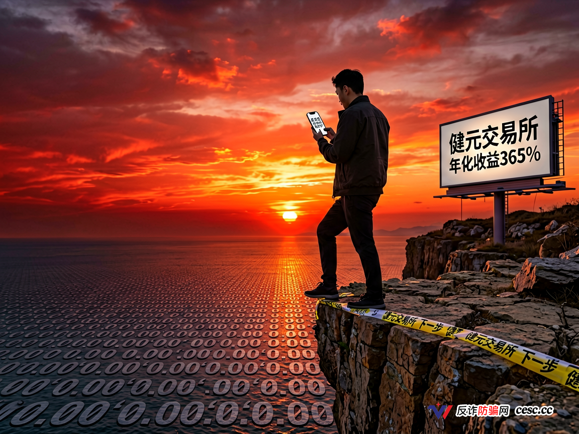 健元交易所：云数贸骗局换皮，以＂旧资产回本＂为饵二次收割